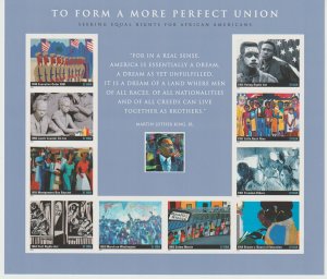 U.S.  Scott# 3937 2005 To Form a More Perfect Union Issue MNH S/S