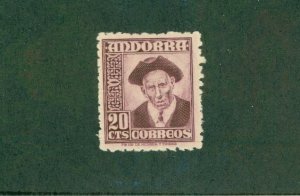 FRENCH ANDORRA 40 MH CV $4.25 BIN $2.00