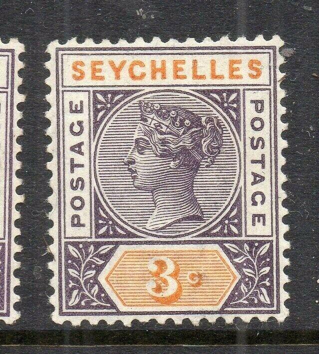 Seychelles 1893 Early Issue Fine Mint Hinged 3c. 309018