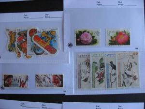 Canada over 50 sales cards with sets,commemoratives with modern!