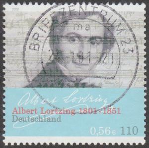 Germany 2001 used Stamp Composer Albert Lortzing