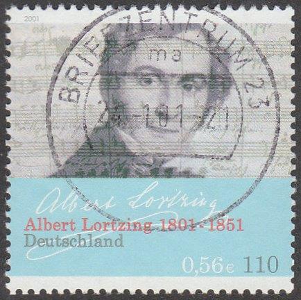 Germany 2001 used Stamp Composer Albert Lortzing