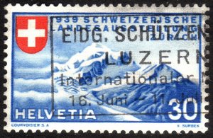 1939, Switzerland 30c, Used, Sc 252