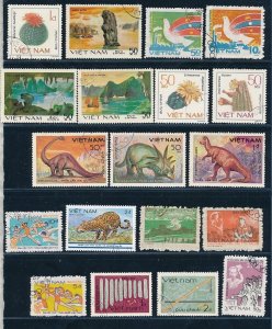 D393323 Vietnam Nice selection of VFU Used stamps