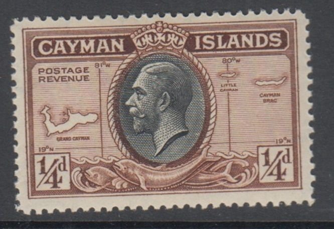 CAYMAN ISLANDS #  85 - Mint  -  Light Hinge mark - S.G. # 96