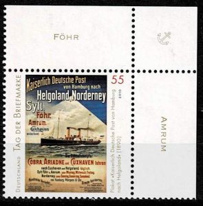 Germany 2010, Sc.#2588 MNH Stamp Day: Poster Imperial German Mail from Hamburg