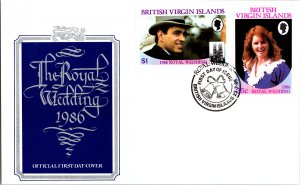 British Virgin Islands, Worldwide First Day Cover, Royalty