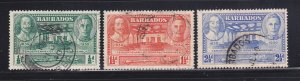 Barbados 202, 204-205 U Kings Charles I And George VI