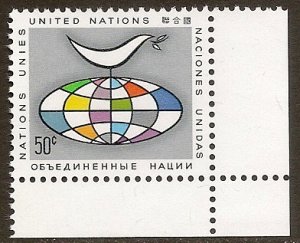 United Nations UN New York 1964 Scott # 128 Mint NH Ships Free With Another Item