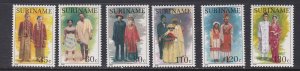 Suriname #  801-806, Traditional Wedding Costumes, Mint NH, 1/2 Cat.