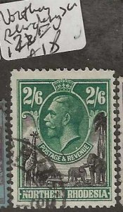 NORTHERN RHODESIA   SG12   KGV  2/6     VFU     P1224H