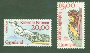 GREENLAND 300-10 MNH CV $13.00 BIN $7.50