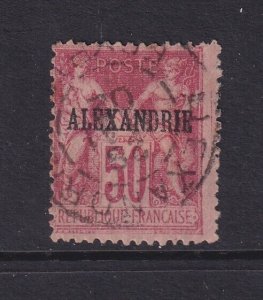 Alexandria (French Offices), Scott 12a (Yvert 14), used