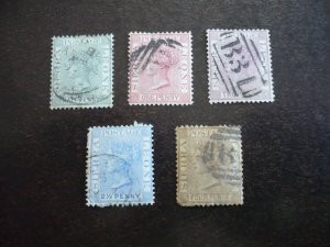 Stamps - Sierra Leone - Scott# 22,23,25,27,30 - Used Part Set of 5 Stamps