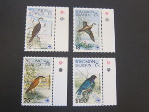 Solomon Islands 1984 Sc 535-8 bird set MNH