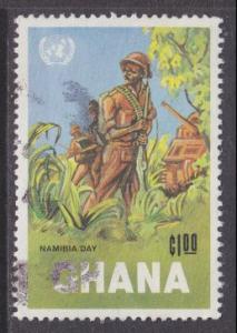 Ghana sc#882 1984 1c Namibia Day used