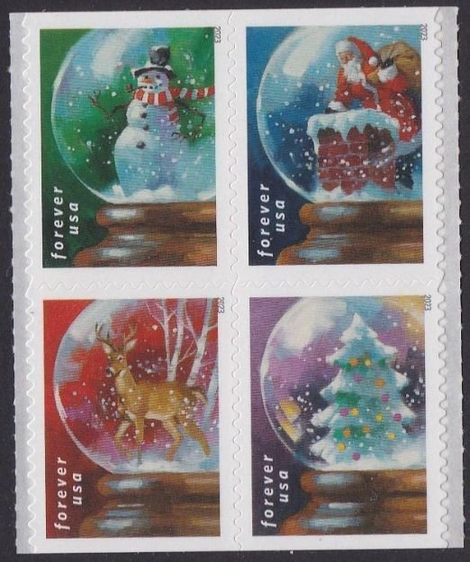 5819a Snow Globes MNH