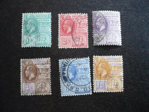 Stamps - British Guiana - Scott# 191-196 - Used Part Set of 6 Stamps