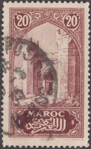 French Morocco #61 Used