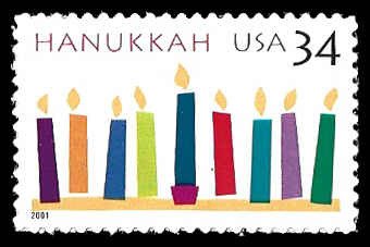 PCBstamps      US #3547 34c Hanukkah, MNH, (7)