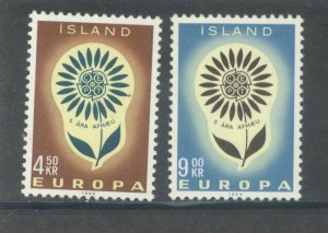 Iceland 367-8  MNH (5)