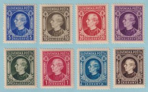 SLOVAKIA 26 - 33  MINT HINGED OG * SET - NO FAULTS VERY FINE! - P454