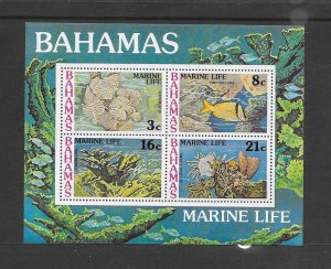 BAHAMAS #409a  MARINE LIFE  MNH