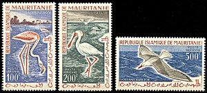 Mauritania C14-C16, MNH, Birds