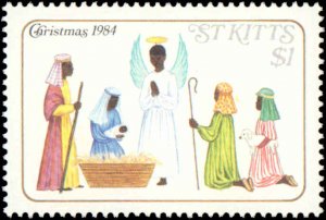 St. Kitts #161-164, Complete Set(4), 1984, Never Hinged
