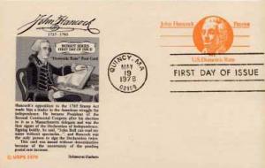 United States, First Day Cover, Massachusetts