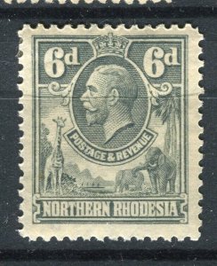 NORTHERN RHODESIA; 1930s early GV pictorial Mint hinged Shade of 6d. value