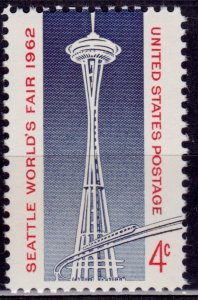 United States, 1962, Seattle World's Fair, 4c, sc#1196, MH