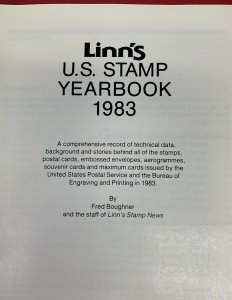 Linn's, 1983 U.S. Stamp Yearbook, by Fred Boughner