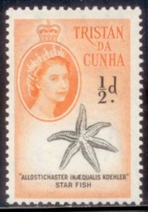 Tristan Da Cunha 1960 SC# 28 Fish MLH-OG E32