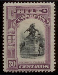  Chile 1910 SC# 92 MLH-OG E90