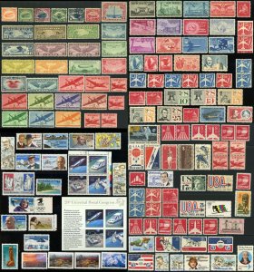 USA Airmail Postage Stamp Collection 1918-2005 Mint LH NH