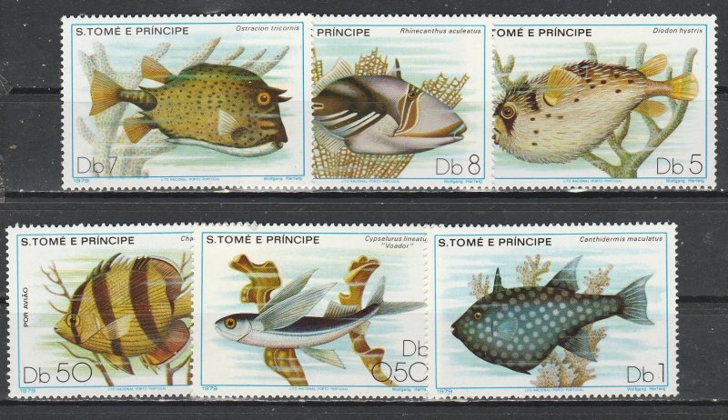 St-Thomas (Sao Tome)    548-53     (N**)     1979  Complet ($$)