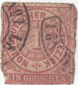 German States- North German Confederation - Scott # 4 - Used