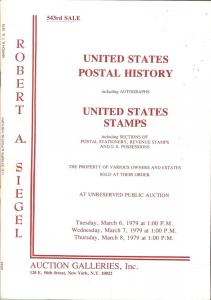 United States Postal History including Autographs; United...