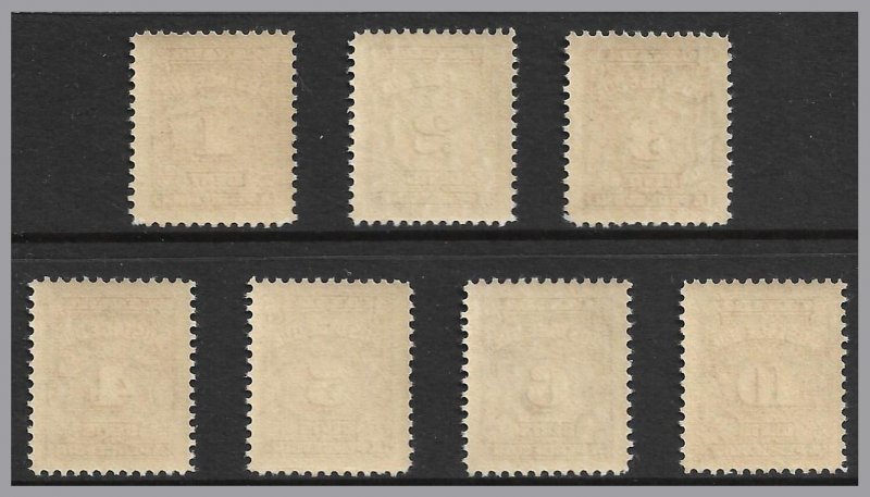 CANADA - J15-J20 Postage Due - Mint Never Hinged