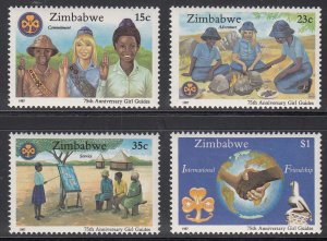 Zimbabwe Scott #546-549 MNH