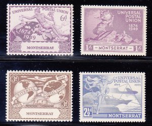 Monserrat Scott #108-111 MH