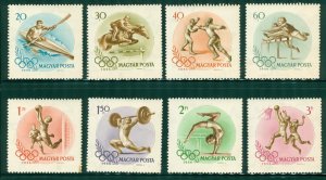 Rk8-0004 HUNGARY 1160-7 MNH OLYMPICS  SCV $4.20  BIN $2.50 (8)