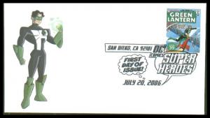 #4084l Green Lantern Junction FDC
