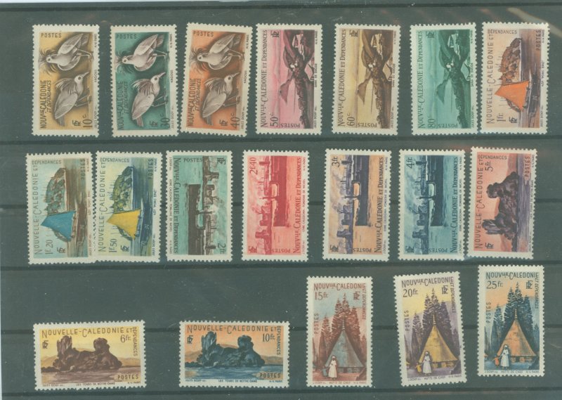 New Caledonia #276-294  Single (Complete Set)