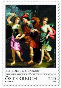 Scott #2914 Benedetto Gennari painting MNH