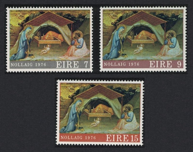 Ireland Christmas 3v 1976 MNH SG#401-403