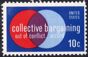 SC#1558 10¢ Collective Bargaining (1975) MNH