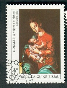 Guinea Bissau 553 Madonna and Child used  single