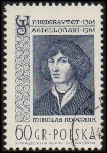 Poland 1229 - Cto - 60g Nicolaus Copernicus (1964)